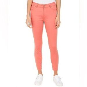 NWT Tommy Hilfiger Madison Skinny Ankle Pants Womens Size 4 The Flex Coral Red